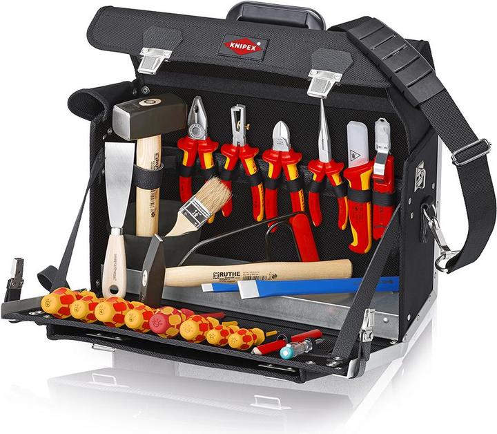 Actual product image Knipex 00 21 03 LS VDE Tool bag (24 pieces)