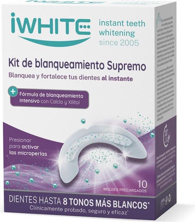 Immagine prodotto iWhite 2 Kit di sbiancamento istantaneo dei denti 10 forme (Kit di sbiancamento)