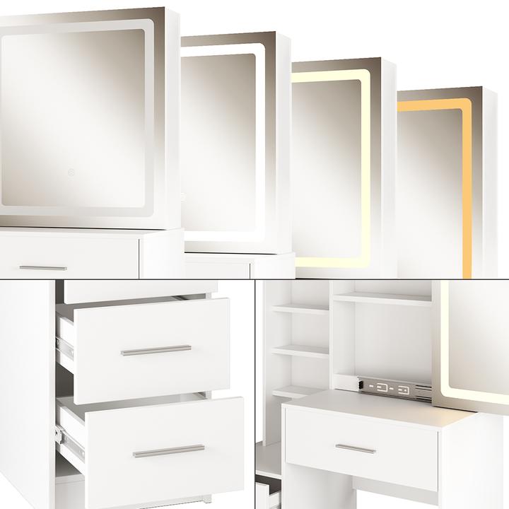 Image du produit Vicco Lisca avec éclairage (80 x 36 x 131.60 cm)