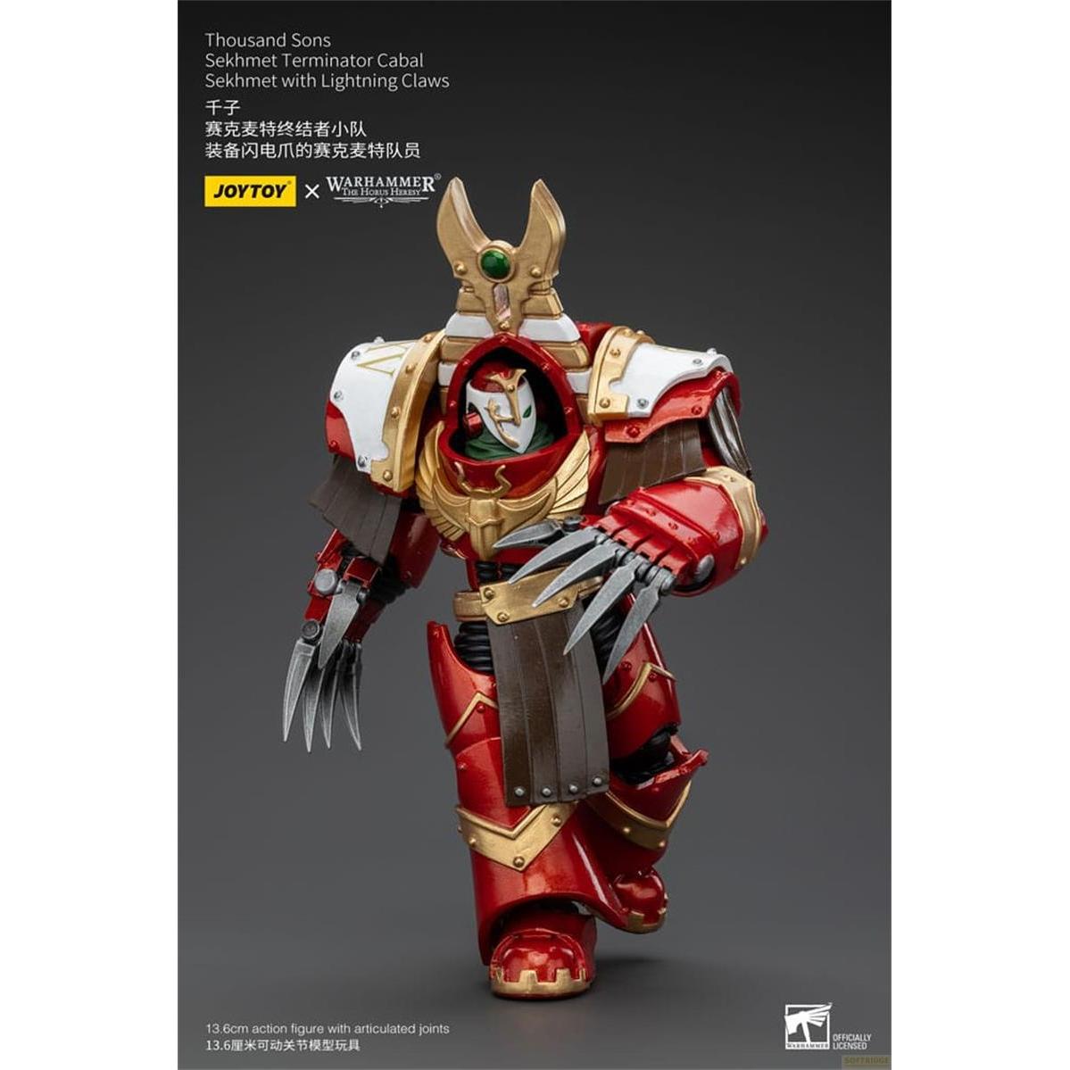 Thumbnail - Joy Toy Warhammer The Horus Heresy Actionfigur 1/18 Thousand Sons Sekhmet Terminator Cabal Sekhmet with Ligh