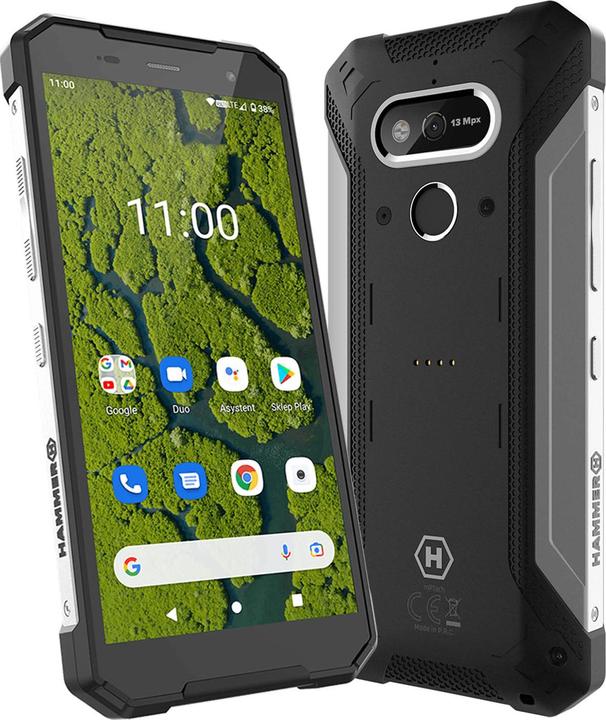 Immagine prodotto Myphone HAMMER EXPLORER PLUS smartphone argento (64 GB, Argento, 5.72", Doppia SIM, 4G)