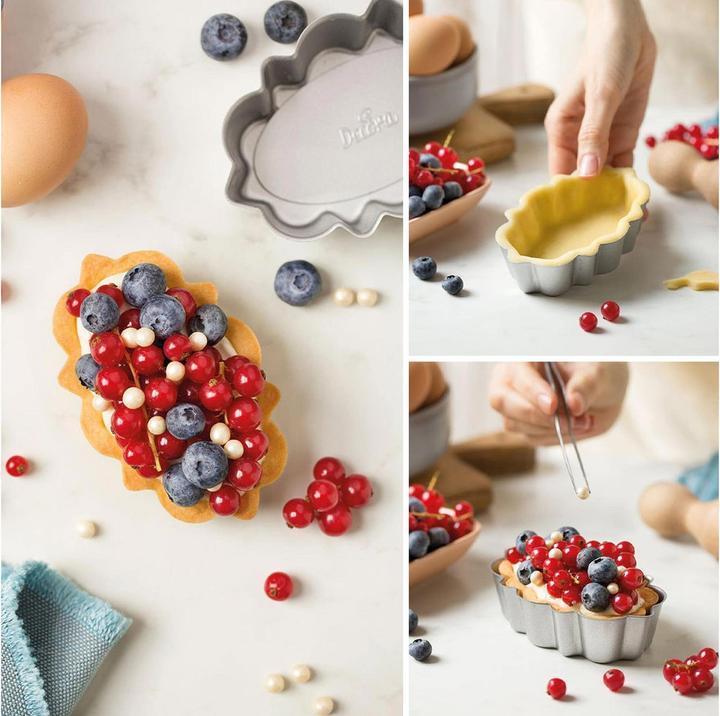 Produktbild Decora Wähen-Backform 11.5 x 7.5 cm, Silber (8 cm)