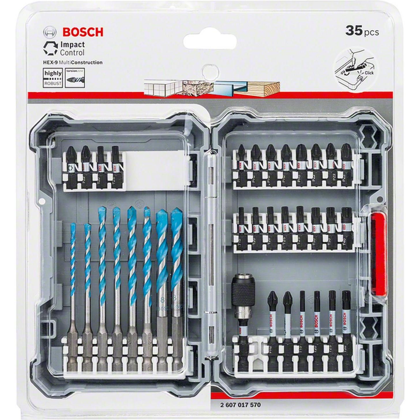 DIY, Chiave a bussola, Set di punte Bosch da 35 pezzi