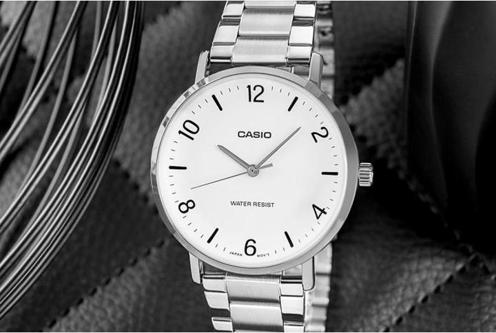Produktbild Casio Herrenuhr MTP-VT03D-7BDF + Box (Analoguhr, 40 mm)