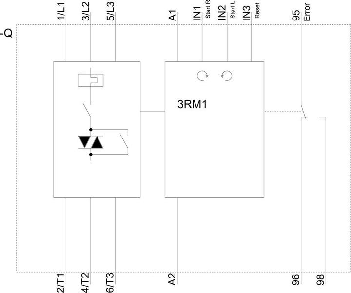 Produktbild Siemens Motor starter reversing starter 500V