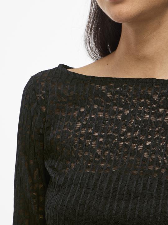 Immagine prodotto Vila VIROMINA U-Boot-Ausschnitt Oberteil mit langen Ärmeln (S)