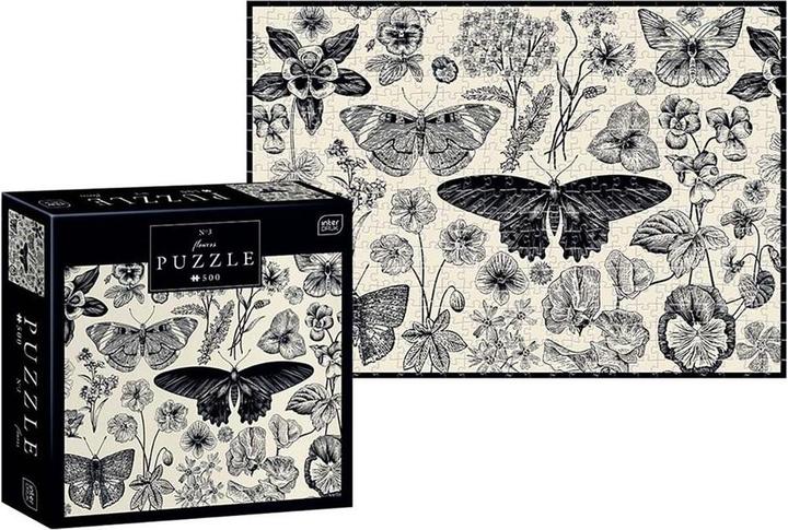 Actual product image Interdruk Puzzle 500el Flowers 3 (500 pieces)