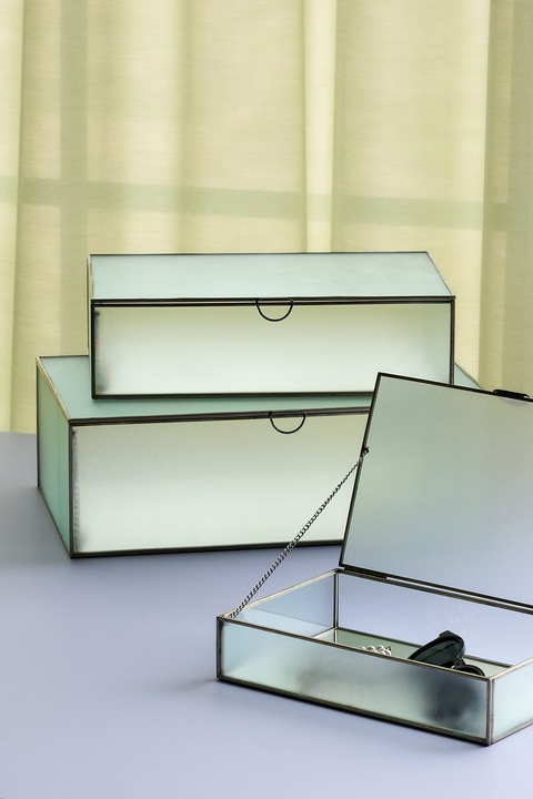Image du produit Hübsch Johnny (38 x 24 x 13 cm, 25 x 16 x 6 cm)