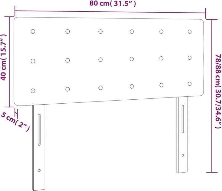 Image du produit vidaXL Cori (80 x 5 x 78/88 cm)