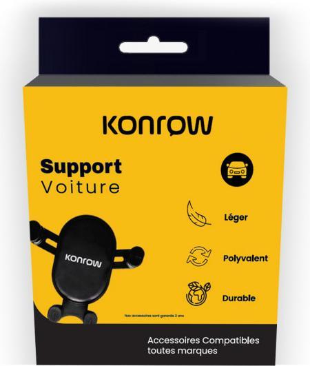 Produktbild Konrow KSCAR - Autohalterung (360°, Schwarz) - Originalverpackung