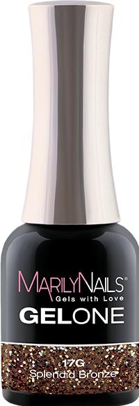 Actual product image Marily Nails GELONE - 17G Splendid Bronze (17G, Gel-Effect Nail Polish)