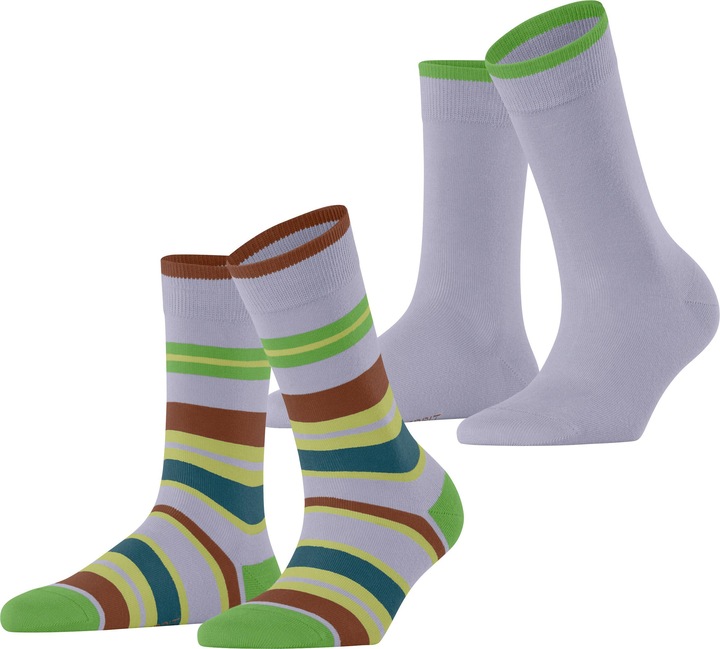 Immagine prodotto Esprit Retro Stripe 2-Pack Donna (Confezione da 2, 35 - 38)