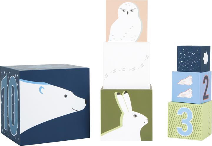 Actual product image small foot Arctic" stacking cube