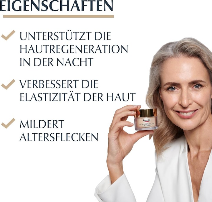 Immagine prodotto Eucerin Trattamento notte HYALURON-FILLER + ELASTICITY (50 ml)