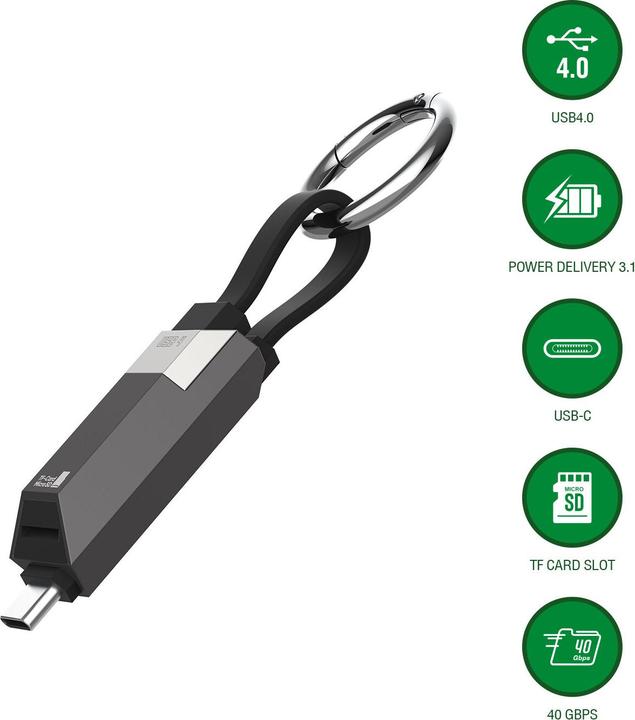 Image du produit 4smarts USB4 Kabel Enterprise Storage (0.14 m, 240 W)