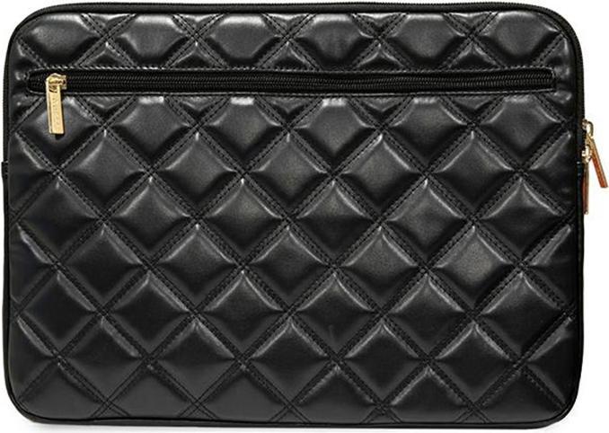 Actual product image Guess Sleeve GUCS16ZPSQSSGK 16" czarny/black Quilted 4G (16")