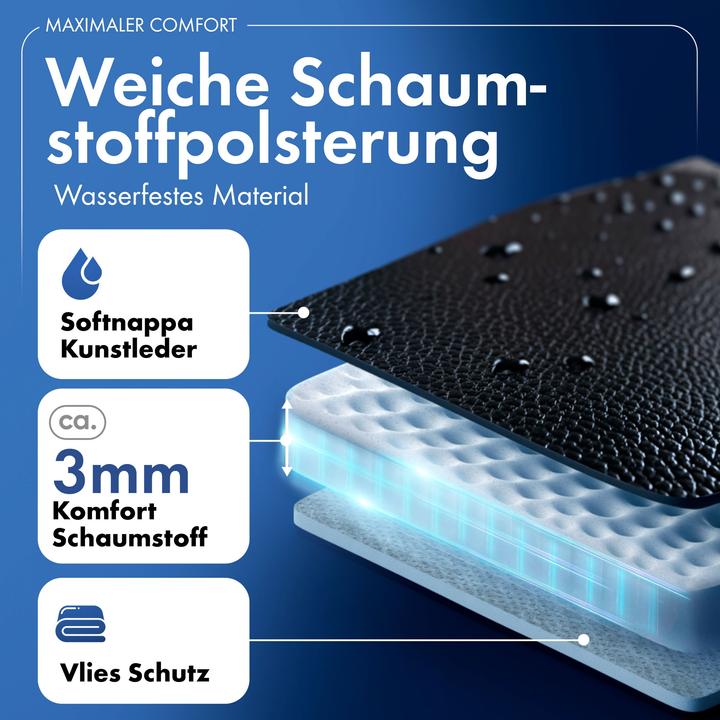 Actual product image Walser Fitted seat cover made of imitation leather