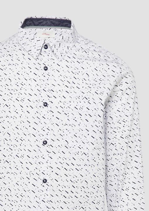 Immagine prodotto S.Oliver Hemd Slim Fit: Gemustertes Hemd aus Popelin (XL)