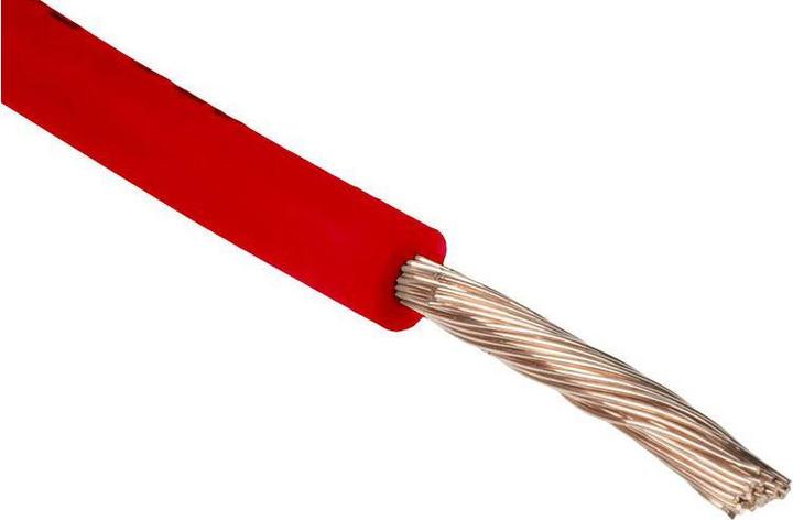 Produktbild RS PRO 2491B 2.5mm red LSHF equipment wire (100 m)