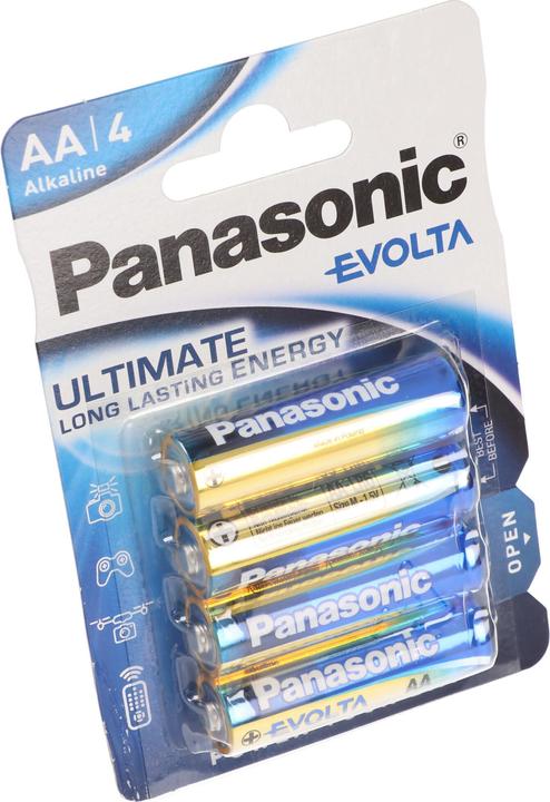 Image du produit Panasonic Evolta (4 pcs, AA / LR6 / LR06 / Mignon / R6 / R14505)