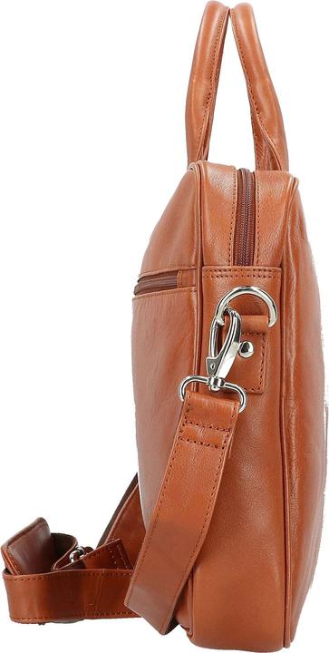 Produktbild Dermata Aktetas/Schoudertas Leder 2840 Cognac (15")