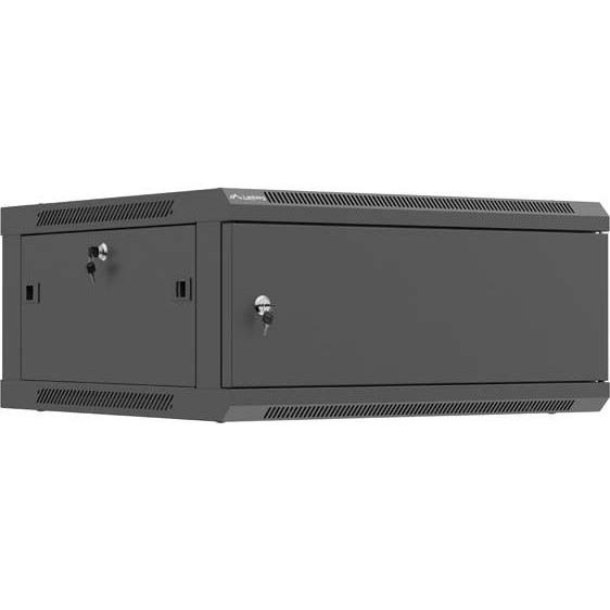 Lanberg Other goods Wall mounted installation cabinet 19" 4U 600X600 WF01-6604-00B Black (4 HE, Rack da 19 pollici), Armadio rack, Nero