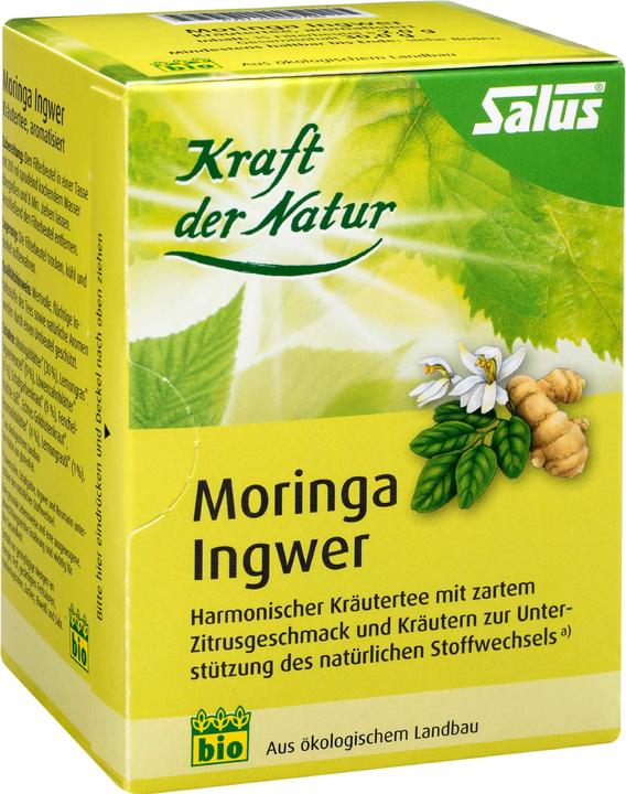 Produktbild Salus Moringa Ingwer Tee Bio (63 g)