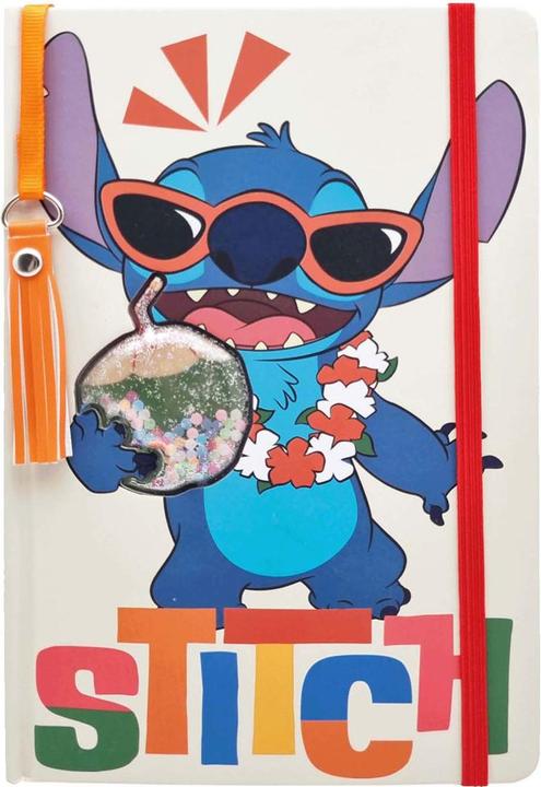 Stitch Notizbuch Glitzer (21 x 14 cm, Nessuna, Copertina morbida)