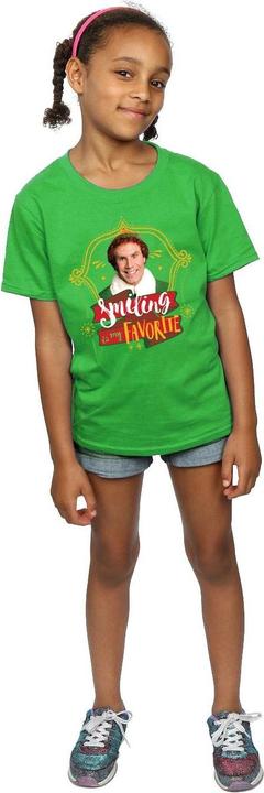 Immagine prodotto Elf Buddy Smiling Maglietta Ragazze (152, 158)