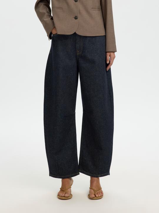 Produktbild Selected Mid Waist Barrel Fit Jeans (29, 32)