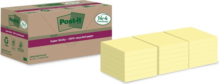 Post-it Super Sticky Recycling (76 x 76 mm)