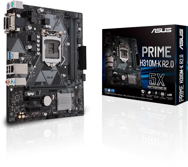 Produktbild ASUS Prime H310M-K R2.0 (LGA 1151, Intel H310, mATX)