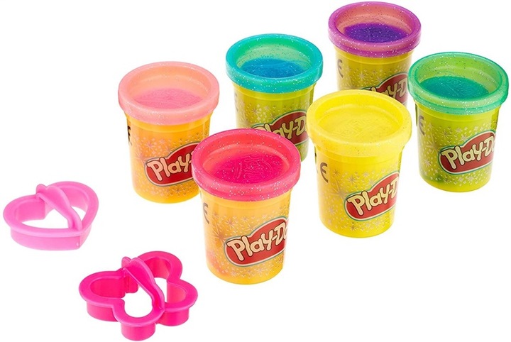 Image du produit Play-Doh Pâte à modeler pailletée