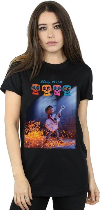 Immagine prodotto Disney Coco Miguel Playing Guitar Maglietta Ampia Donna (S)