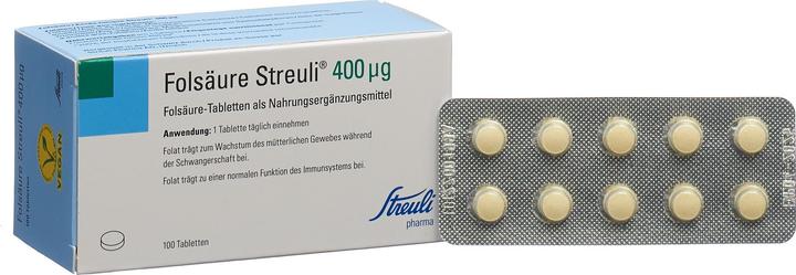 Immagine prodotto Streuli Pharma Acido folico (1 Pezzo/i, Pillole, 30 g)