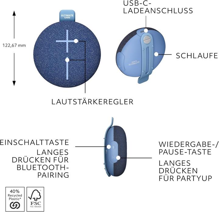 Produktbild UE Miniroll (12 h, Akkubetrieb)