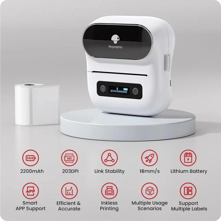 Produktbild Phomemo M220 WHI (203 dpi)