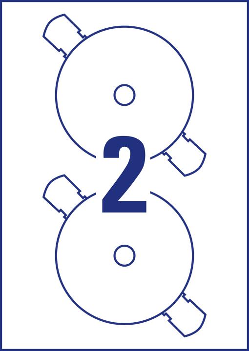 Actual product image Avery CD Labels Supersize