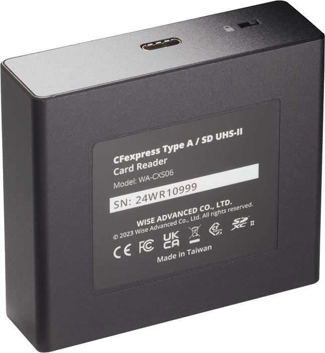 Immagine prodotto Wise Lettore di schede CFexpress Tipo A SD UHS-II WI-WA-CXS06 (USB 3.2 Gen 2)