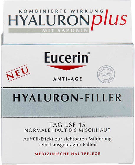 Produktbild Eucerin HYALURON-FILLER Tagespflege für normale Haut bis Mischhaut (50 ml, Tagescreme, SPF 15)