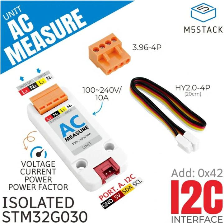 Immagine prodotto M5Stack Unità di misura CA Powermeter HLW8032