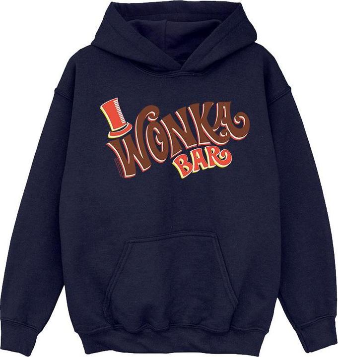 Produktbild Willy Wonka & the Chocolate Factory Bar Logo Kapuzenpullover Jungen (128)