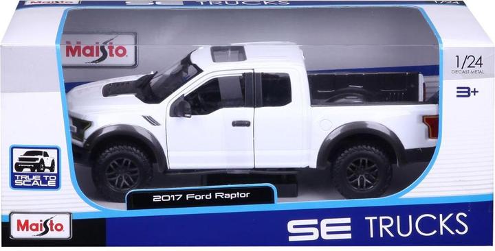Actual product image Maisto Ford F-150 Raptor 2017 1/24 white