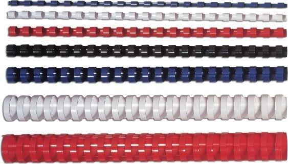 Immagine prodotto Fellowes Spine di plastica per raccoglitori A4 100 pz. - 8 mm, nero