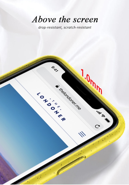 Actual product image cyoo BioCase - iPhone 12 5.4" - Black - Hard Case - Biological CY121887