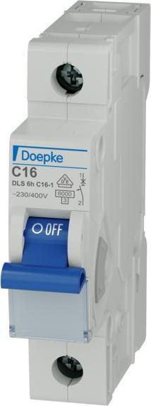 Actual product image Doepke Circuit breaker DLS6H 6KA