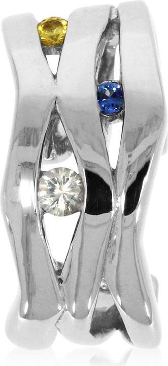 Image du produit Xen Pendentif avec saphirs multicolores env. 0,13 ct. (Argent sterling 925)