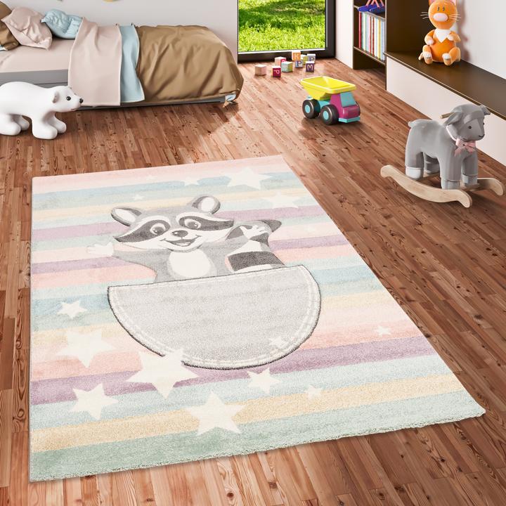 Produktbild Pergamon Kinder Teppich Maui Kids Waschbär (200 x 290 cm)