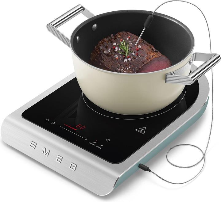 Actual product image Smeg PIC01EGMEU Table-top induction hob, green, aluminium