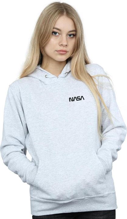 Immagine prodotto Nasa Modern Logo Chest Felpa con Cappuccio Donna (S)